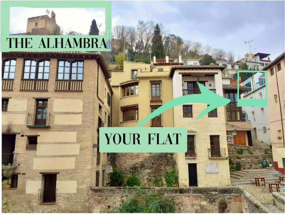 Amazing Loft! Rooftop Terrace! Alhambra Views! Apartment Granada Exterior foto